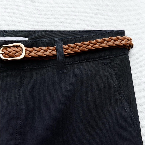 2024 Zara Braided Belted Chino Pant - Picture 5 of 7